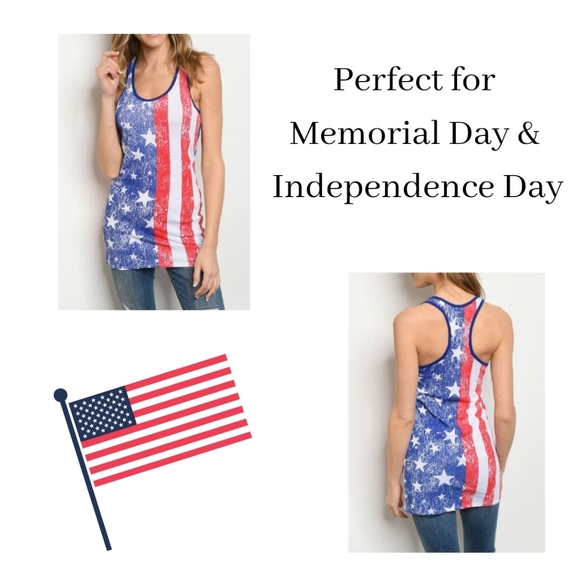 Tops - FINAL SALE | "Miss USA" Racerback Tee